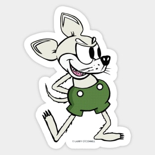 Vintage Cartoon Chihuahua Sticker